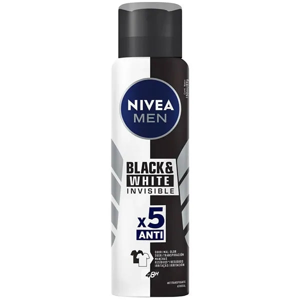 Desodorante Aerosol NIVEA Men Black &amp; White 150 ml