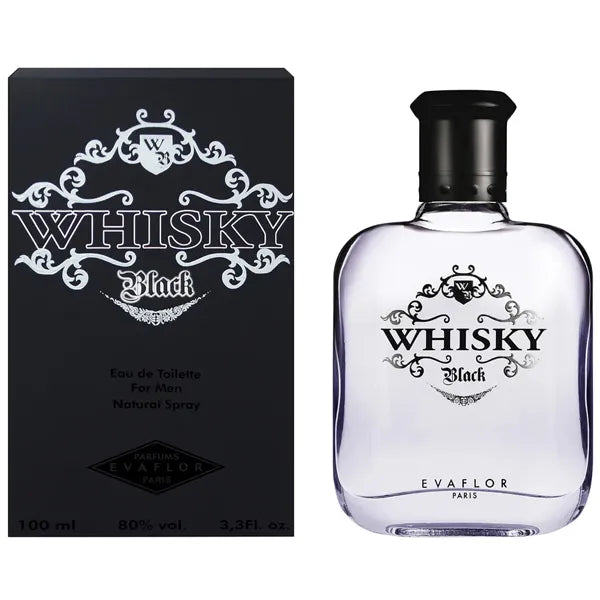 Perfume Masculino Evaflor Paris Whisky Black EDT 100 ml