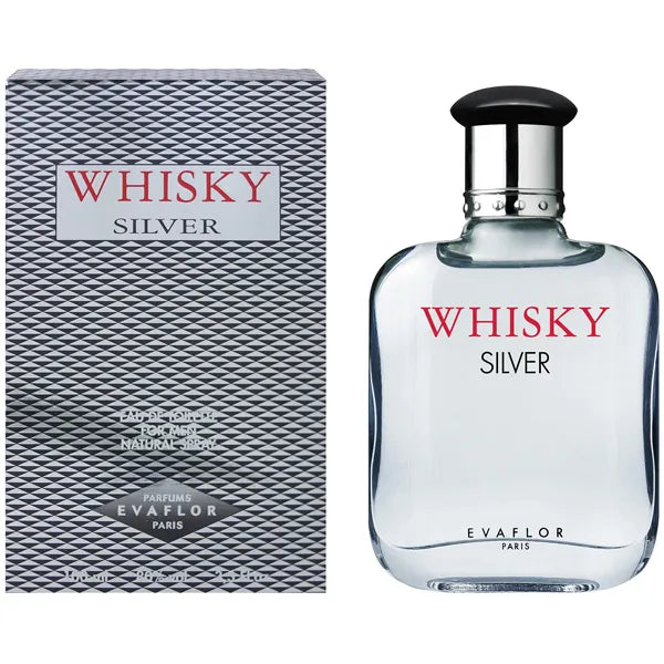 Perfume Masculino Evaflor Paris Whisky Silver EDT 100 ml