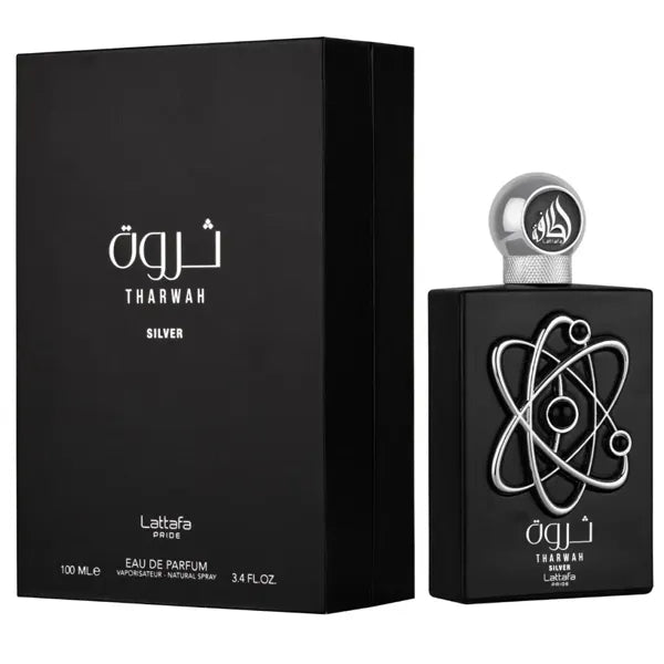 Perfume Masculino Lattafa Pride Tharwah Silver EDP 100 ml