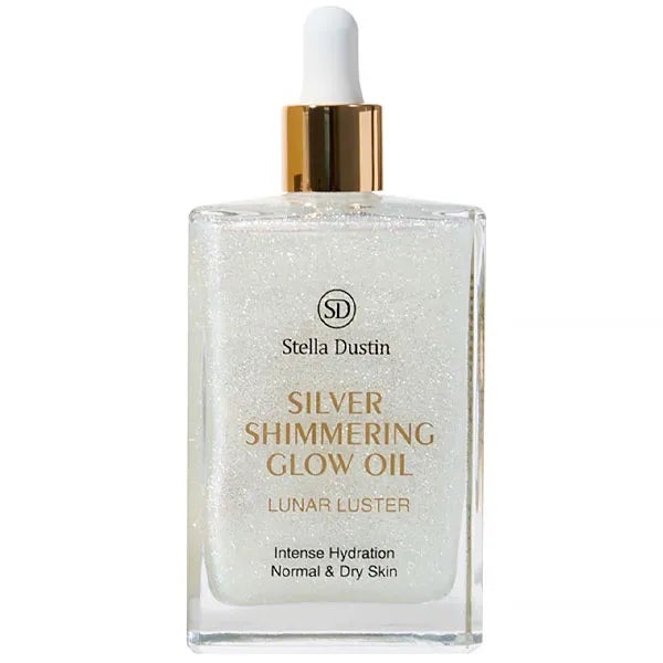 Óleo Corporal Stella Dustin Silver Shimmering Glow Oil Lunar Luster 100 ml