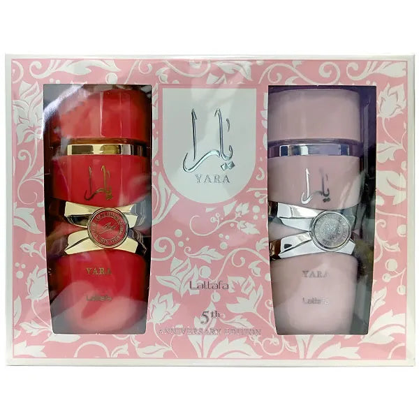 Kit Perfume Feminino Lattafa Yara EDP 100 ml + Perfume Yara Candy EDP 100 ml