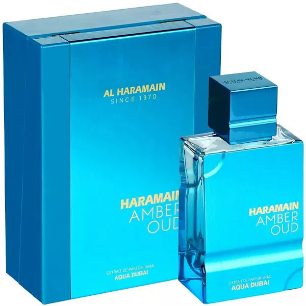 Perfume Unissex Al Haramain Amber Oud Aqua Dubai Parfum 100 ml