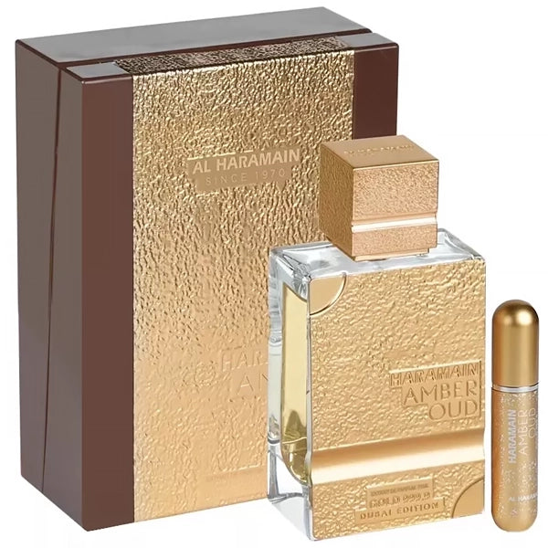 Perfume Unissex Al Haramain Amber Oud Gold 999.9 Dubai Edition Extrait de Parfum 100 ml