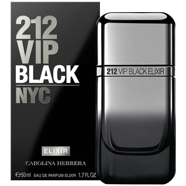 Perfume Masculino Carolina Herrera 212 Vip Black NYC Elixir EDP 50 ml