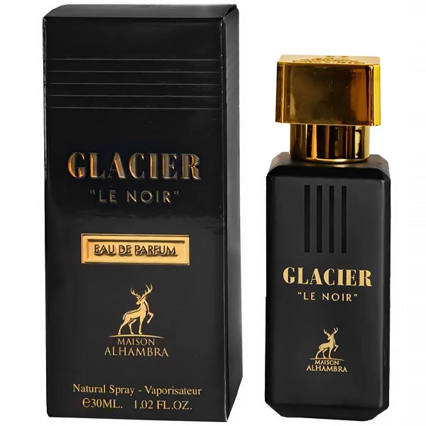 Perfume Masculino Maison Alhambra Glacier Le Noir EDP 30 ml