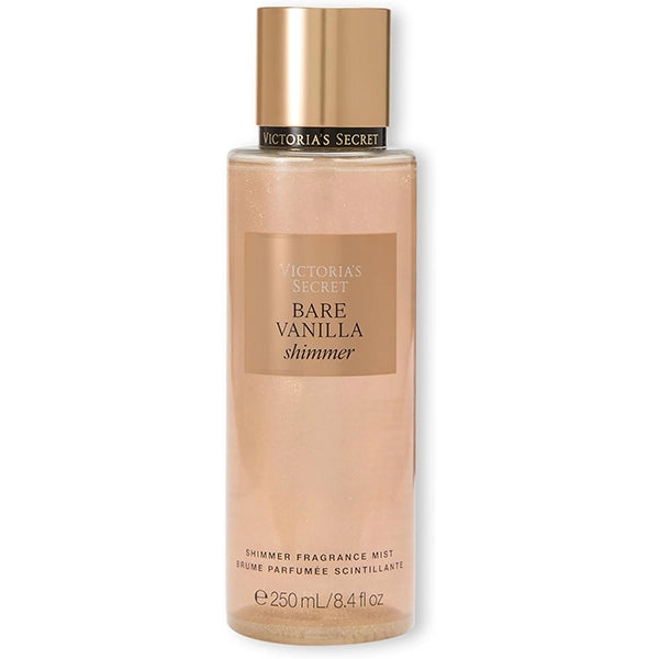 Colônia Spray Feminino Victoria's Secret Bare Vanilla Shimmer Brume Parfumée 250 ml