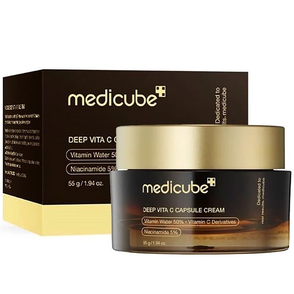 Creme Facial Hidratante Medicube Deep Vita C Capsule Cream de 55 g