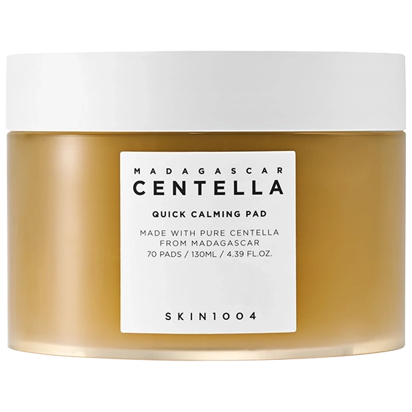 Almofadas Tônicas SKIN1004 Madagascar Centella Quick Calming de 70 Unidades