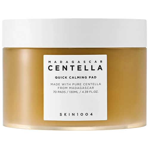 Almofadas Tônicas SKIN1004 Madagascar Centella Quick Calming de 70 Unidades
