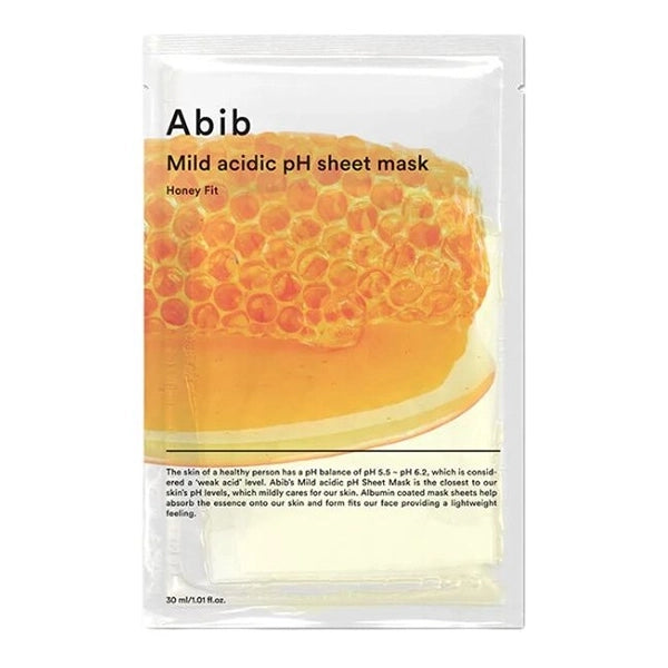 Máscara Facial Abib Mild Acidic pH Sheet Mask Honey Fit - 1 Unidade