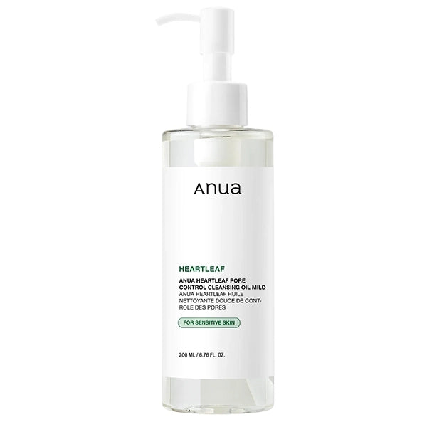 Óleo de Limpeza Facial Anua Heartleaf Pore Control Cleansing Oil Mild de 200 ml