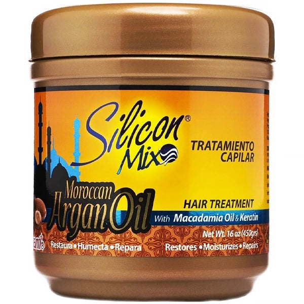 Tratamento Capilar Silicon Mix Moroccan Argan Oil 450 g