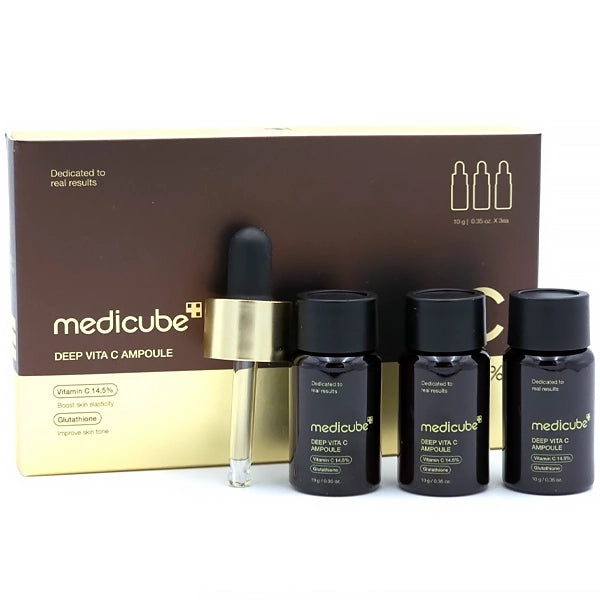 Ampola Facial Medicube Deep Vita C - 3 Peças de 10 g