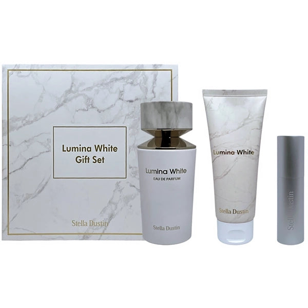 Kit Perfume Feminino Stella Dustin Lumina White EDP 100 ml + Loção Corporal