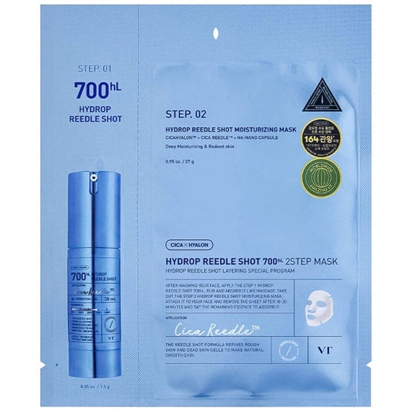Máscara Facial VT Cosmetics Reedle Shot 700hL 2 Step Mask - 1 Unidad