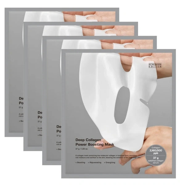 Máscara Facial SUNGBOON EDITOR Deep Collagen Power Boosting Mask - 4 Unidades