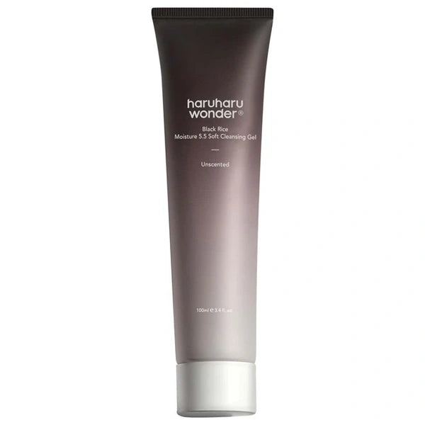 Gel Facial de Limpeza Haruharu Wonder Black Rice 5.5 Soft Cleansing de 100 ml