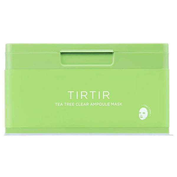 Máscara Facial TIRTIR Tea Tree Clear Ampoule Mask - 30 Unidades