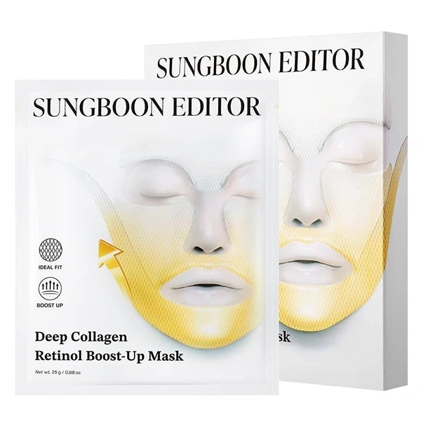 Máscara Facial Sungboon Editor Deep Collagem Retinol Boost Up - 4 Unidades