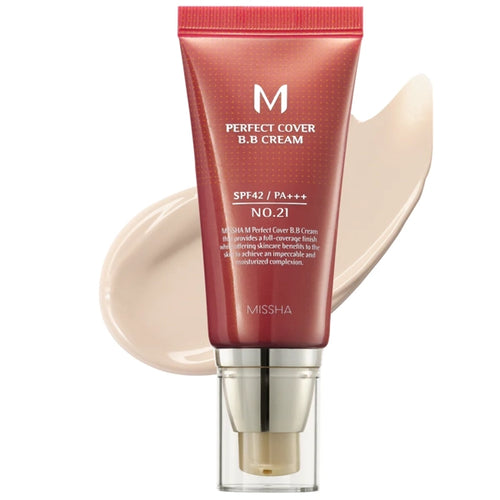 Base MISSHA M Perfect Cover BB Cream SPF 42 PA+++ - N.21 Light Beige