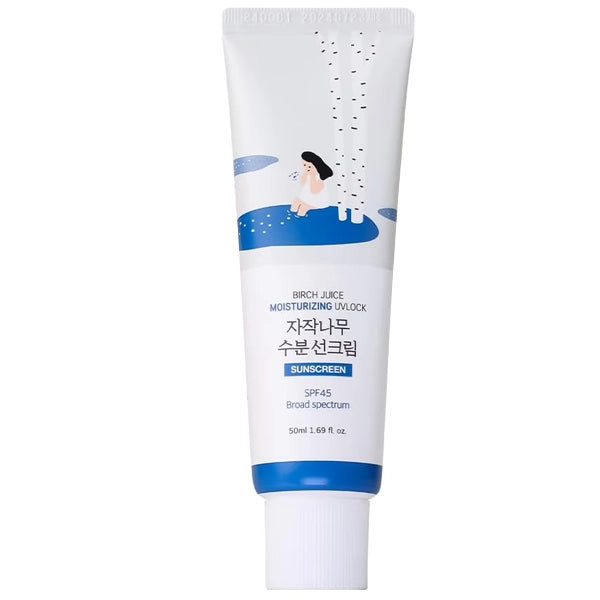 Protetor Solar ROUND LAB Birch Moisturizing Sunscreen UVLock SPF 45 50 ml