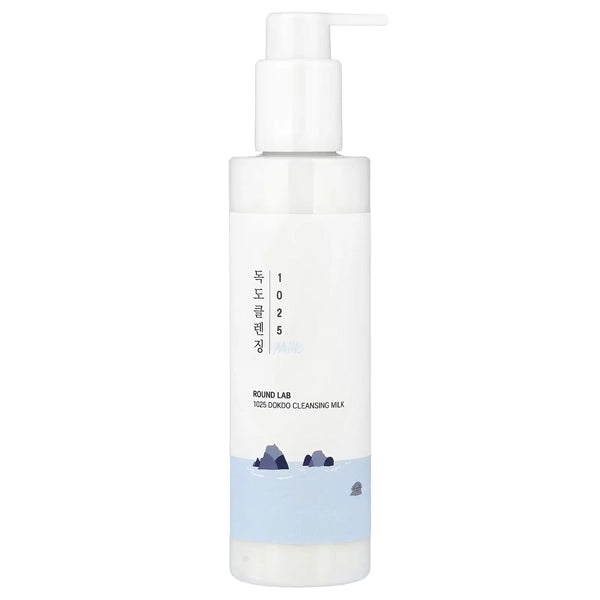 Leite Facial de Limpeza Round Lab 1025 Dokdo Cleansing Milk de 200 ml