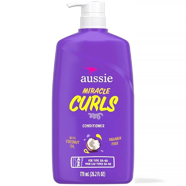 Condicionador Aussie Miracle Curls Coconut Oil 778 ml