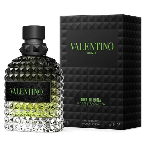 Perfume Masculino Valentino Uomo Born In Roma Green Stravaganza EDT 100 ml