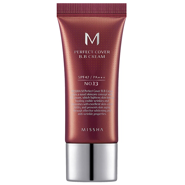 Base MISSHA M Perfect Cover BB Cream SPF 42 PA+++ - N.13 Bright Beige