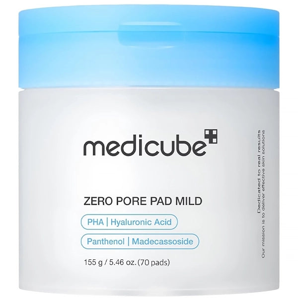 Almofadas Tônicas Medicube Zero Pore Pad Mild de 70 Unidades