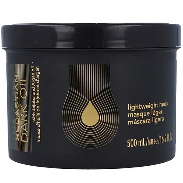 Máscara Capilar Sebastian Dark Oil Lightweight 500 ml (Frasco Danificado)
