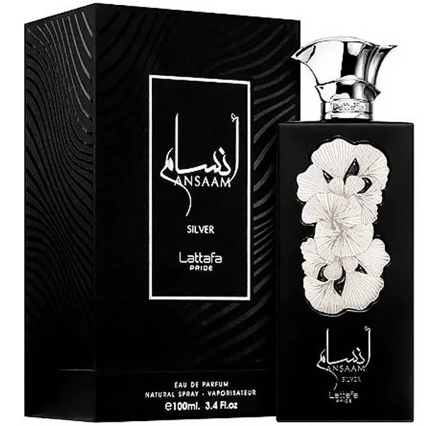 Perfume Unissex Lattafa Pride Ansaam Silver EDP 100 ml