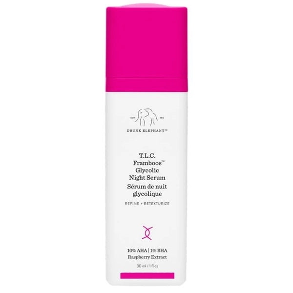 Sérum Facial Drunk Elephant T.L.C Framboos Glycolic Night de 30 ml