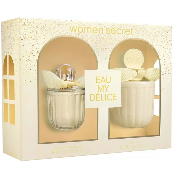 kit Perfume Feminino Women'Secret Eau My Délice EDT 100 ml + Loção Corporal 200 ml