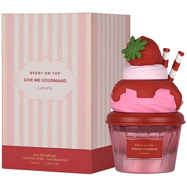 Perfume Feminino Lattafa Give Me Gourmand Berry On Top EDP 75 ml