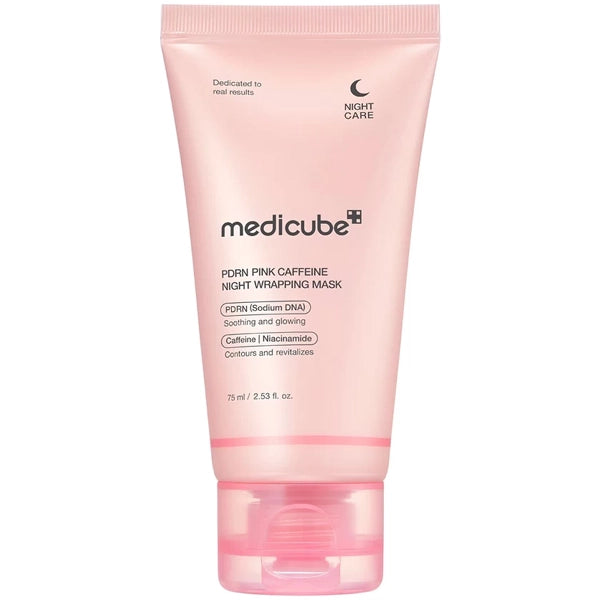Máscara Facial Noturna Medicube PDRN Pink Caffeine Night Wrapping 75 ml
