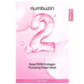 Máscara Facial Hidratante Numbuzin No.2 Rose PDRN Collagen Plumping  - 1 Unidade