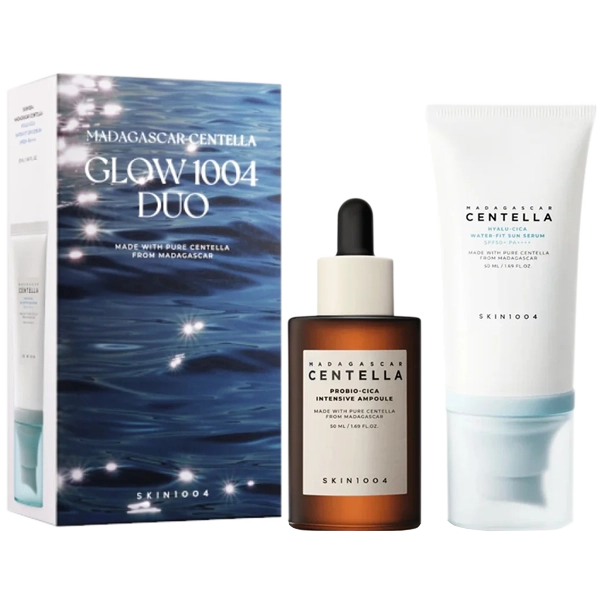 Kit Cuidado Facial SKIN1004 Madagascar Centella Glow Duo - 2 Peças