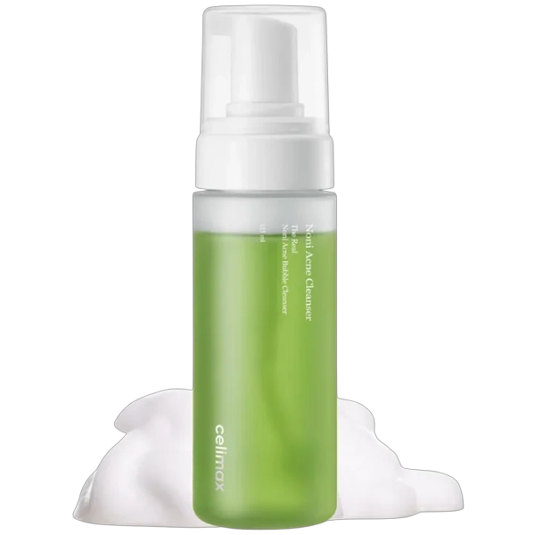 Limpador Facial Celimax The Real Noni Acne Bubble Clean de 155 ml