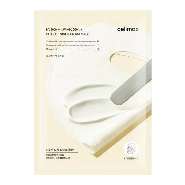 Máscara Facial Celimax Pore+ Dark Spot Brightening Cream Mask - 1 Unidad
