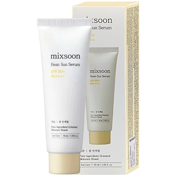 Protetor Solar Facial Mixsoon Bean Sun Serum SPF 50+ PA++++ 50 ml