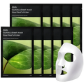 Máscara Facial Abib Gummy Sheet Mask Heartleaf Fit - 10 Unidades