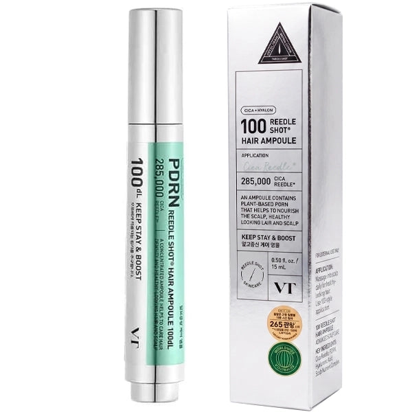 Tratamento Capilar Vt Cosmetics PDRN Reedle Shot Hair Ampoule 100dl 15 ml