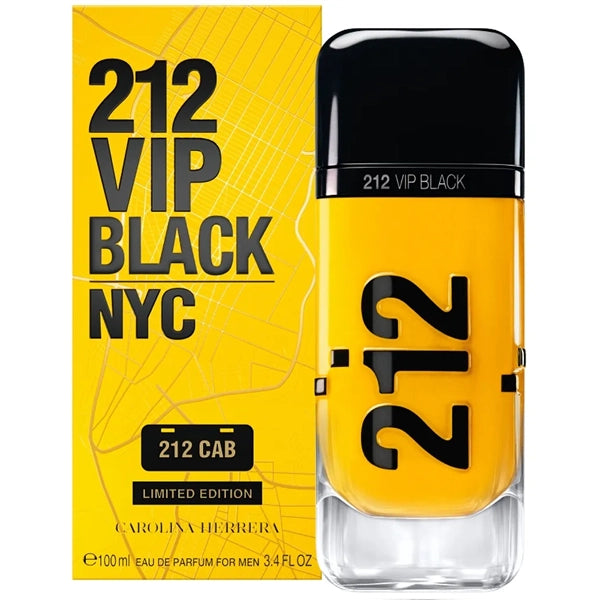 Perfume Masculino Carolina Herrera 212 Vip Black NYC CAB Limited Edition EDP 100 ml