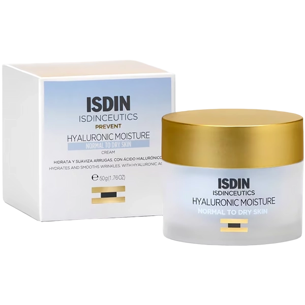 Creme Facial Hidratante ISDIN Hyaluronic Moisture Normal To Dry Skin 50 g