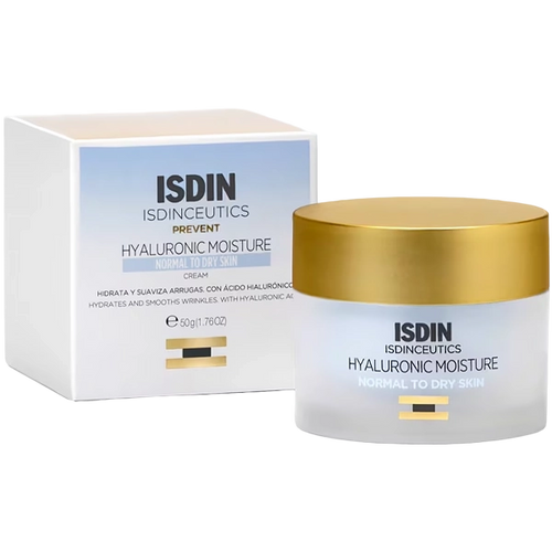 Creme Facial Hidratante ISDIN Hyaluronic Moisture Normal To Dry Skin 50 g