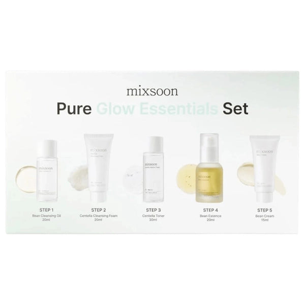 Kit Cuidado Facial Mixsoon Pure Glow Essentials Set - 5 Peças