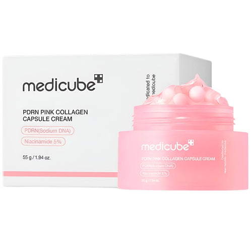Creme Facial Hidratante Medicube PDRN Pink Collagen Capsule Cream de 55 g