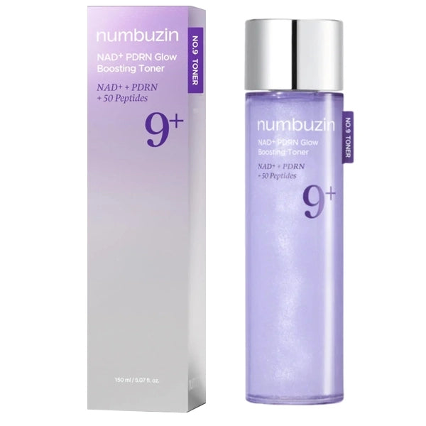 Tônico Facial Numbuzin No.9 NAD+ PDRN Glow Boosting de 150 ml